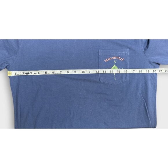 Jimmy Buffett Margaritaville Mens Shirt Blue Medium Havana Day Dreaming Summer - Picture 3 of 6